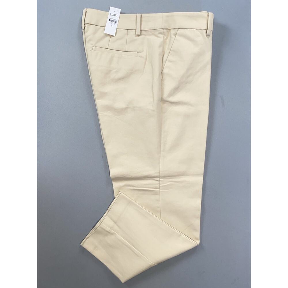 Ann Taylor The Riviera Curvy Slim Flat Front Stretch Pants, Trousers. Women's 10 - Picture 2 of 8